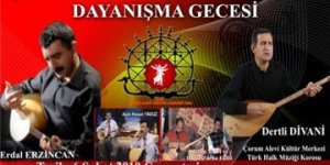 Çorum Alevi Kültür Merkezi Dayanışma Gecesi