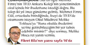 Mescit talebini doğruladı