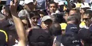 Gül ve Günay'a Hacıbektaş'ta protesto