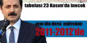 Yeni din dersi müfredatı 2011-2012'de