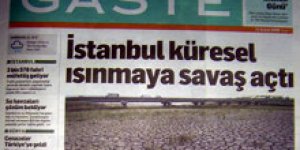 Gazete dağıtıcıları ücret alacakları için eylem yaptı