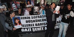 Gazi'de Polis Yemeğine, Yakınlarını Kaybeden Ailelerden Tepki