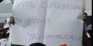 Abdullah Gül ile Ertuğrul Günay'a Protesto