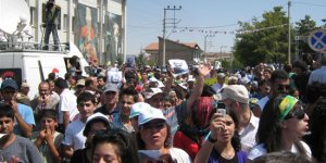 Hacıbektaş'ta 10. Yıl Marşı'yla