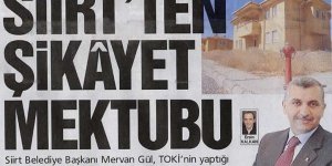 Siirtin Başkanı, 62 villalık özel köyünü TOKİ ye yaptırdı