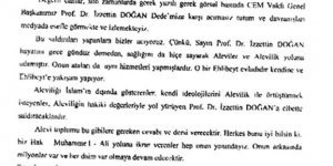 "İzzettin Dedenize Sahip Çıkın" Faksı