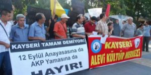 Kayseri Alevi Kültür Merkezi'nden Referanduma 'Hayır'