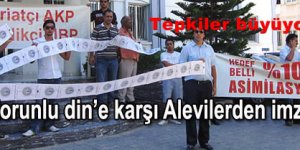 Kıbrıs Alevilerinden Gericiliğe Karşı Eylem