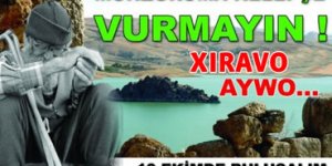 10 Ekim'de Munzur için Dersim'e