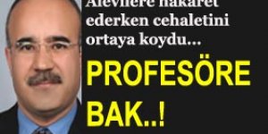 Alevilere hakaret etti...