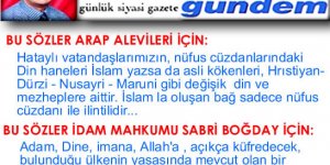 Alevilere Hakaret, İdama Destek