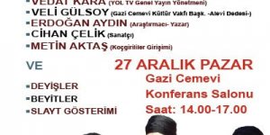 PANEL : "Kerbela'dan Günümüze Direnen Alevilik"