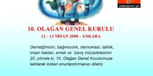 PSAKD 10.Olağan Genel Kurulu 12-13 Nisan'da