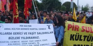 Kartal'da Alevi öğrencilere saldırılar protesto edildi