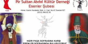 Hızır Paşa Sofrasına Karşı Erenler Sofrasında Buluşuyoruz