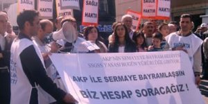 SES "AKP'nin sermayeye bayram hediyesi" SSGSS'ye karşı eylemde