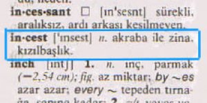 İşte o sözlük ve bir özür