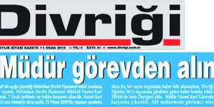 O Müdür görevden alındı