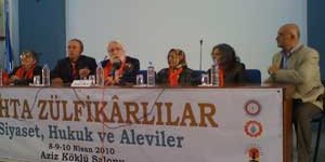 Siyaset, hukuk ve Aleviler sempozyumu