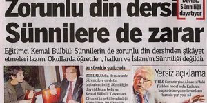 Zorunlu din dersi Sünnilere de zarar