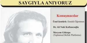 Ümit Kaftancıoğlu'nu Anma Etkinliği