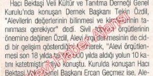 VAKİT Alevilere Saldırmaya Devam Ediyor