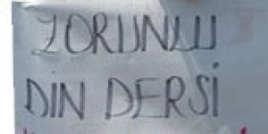 Zorunlu din dersini protesto ettiler