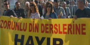 Bodrum'da zorunlu din derslerine karşı eylem