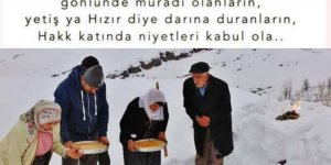 HIZIR YOLDAŞINIZ OLSUN!