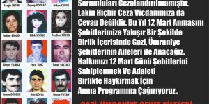 PSAKD MERKEZİ GENÇLİK KOMİSYONU: ‘’GAZİ VE ÜMRANİYE ŞEHİTLERİMİZİ ANMA PROGRAMIMIZ’’