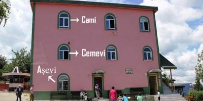 Minaresiz Camiye benzeyen Cemevleri ve Alaca 'Dedeler'