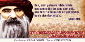 “Dersim” adlı tiyatro oyununda buluşuyoruz.