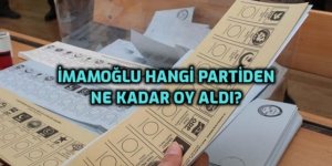 Istanbul'da İmamoğlu hangi partilerden ne kadar oy aldı?