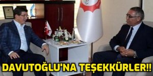 "Ahmet Davutoğlu'na TEŞEKKÜRLER!!"