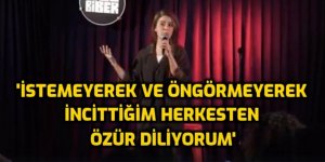 Pınar Fidan: İstemeyerek incittiğim insanlardann içtenlikle özür dilerim