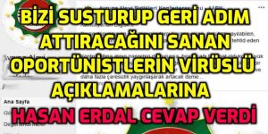 Hasan Erdal; Alevi Habere karşı bildiri yayınlayan 'gör beni göreyim senici' oportünistlere cevap verdi!