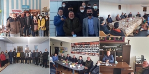 HDP Milletvekili Kemal Bülbül, İzmir’de bulunan Alevi kurumlarını ziyaret etti