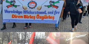 AABF BW bölge kadınları 8 Mart'ta alanlardaydı