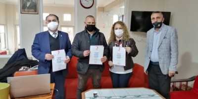 Kestel Cemevine teşekkür plaketi verildi