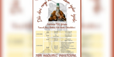 Valilik, bugün Tunceli Cemevinde oruç açma yemeği veriyor