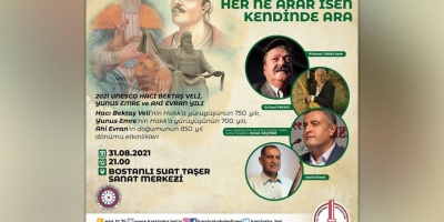 Hacı Bektaş Veli ve Yunus Emre İzmir’de anılacak