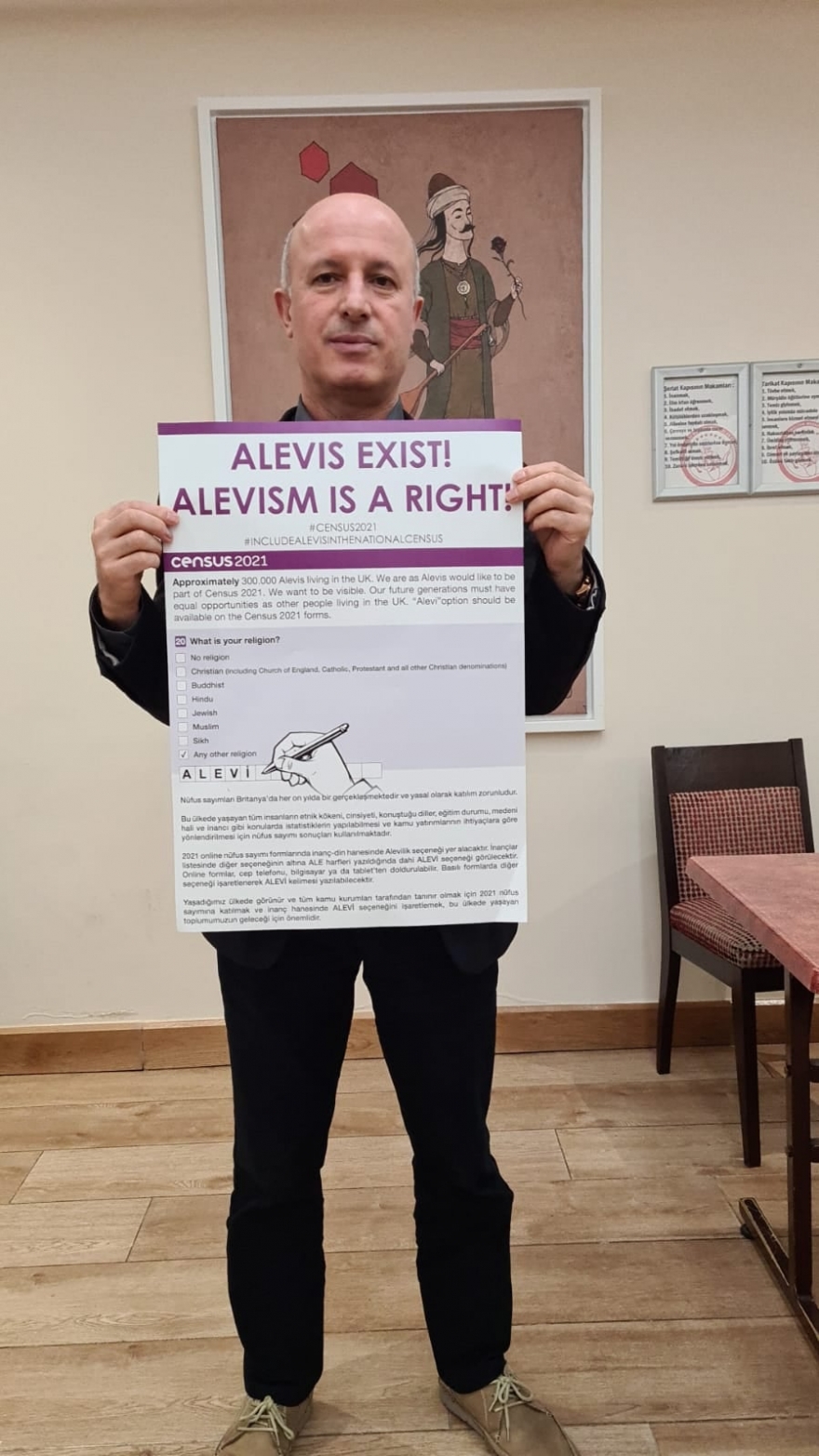 İngiltere’de 21 Mart Nüfus Sayımı öncesi Aleviler, ‘Biz de varız’ dedi
