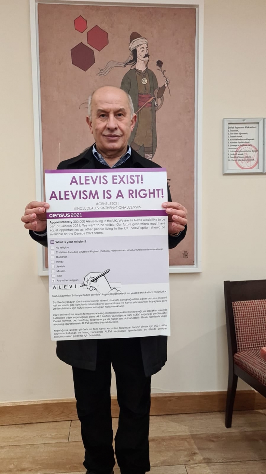 İngiltere’de 21 Mart Nüfus Sayımı öncesi Aleviler, ‘Biz de varız’ dedi