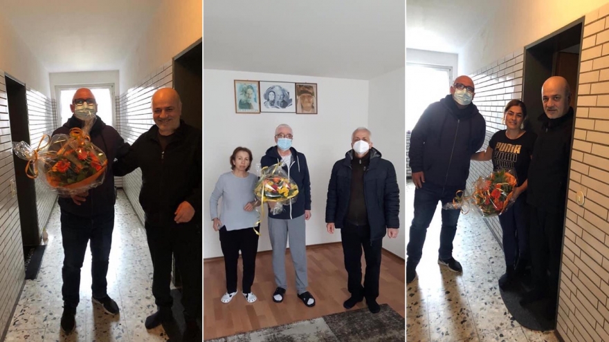 Moers Cemevi dayanışma amaçlı üyelerini ziyaret etti