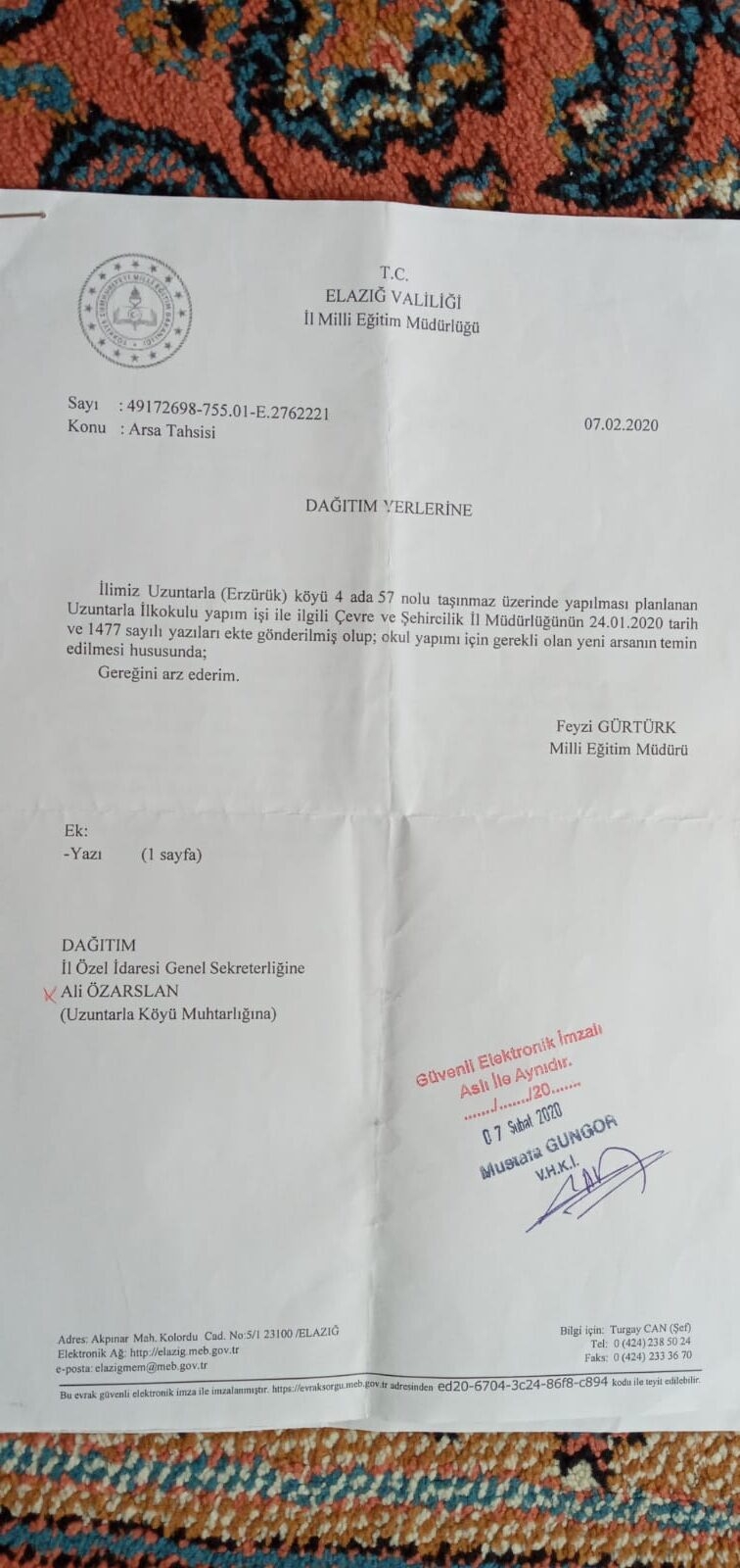‘Elazığ İl Milli Eğitim Müdürü, 230 öğrencisi olan Alevi köyüne okul yaptırmıyor’