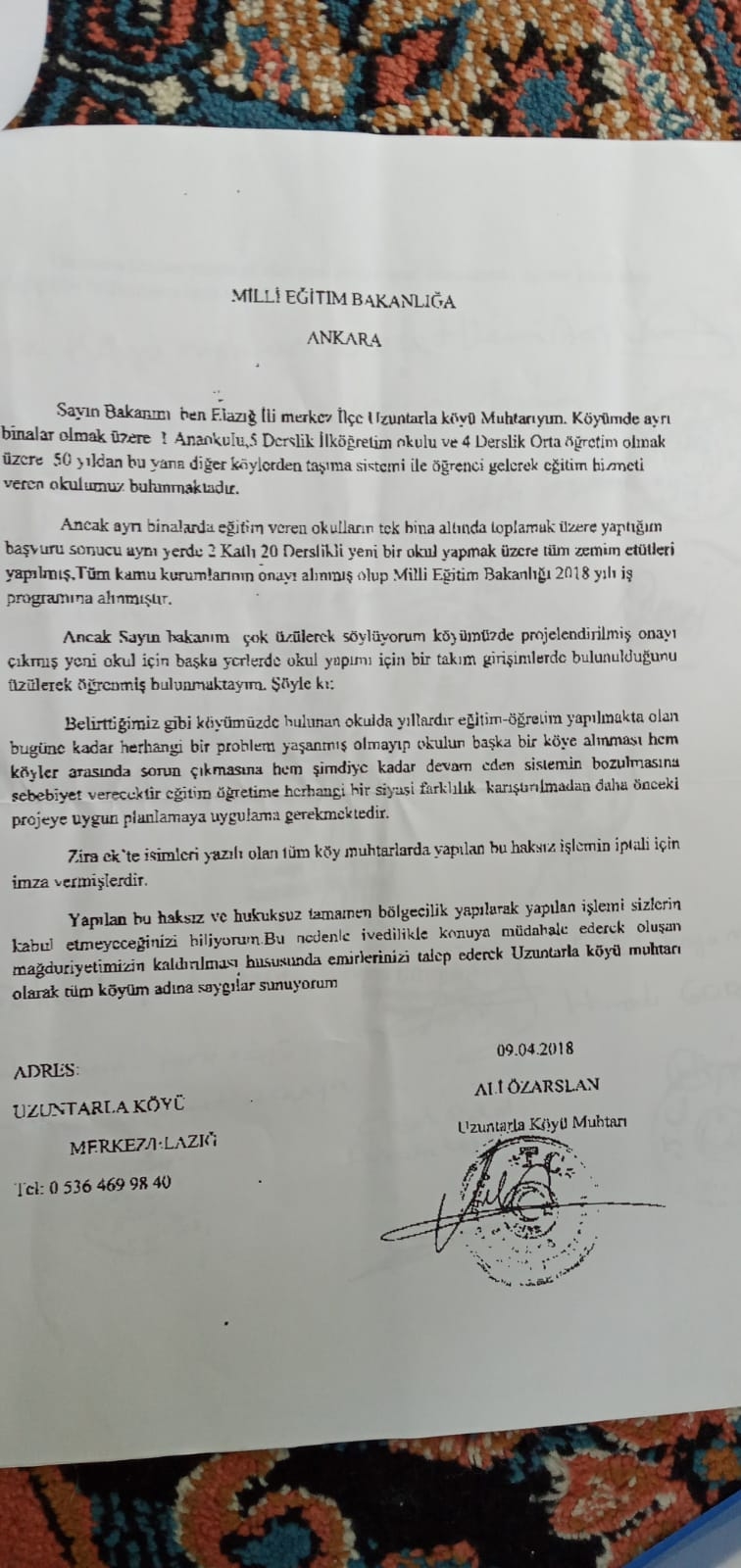 ‘Elazığ İl Milli Eğitim Müdürü, 230 öğrencisi olan Alevi köyüne okul yaptırmıyor’