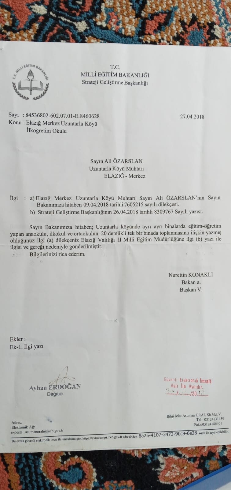 ‘Elazığ İl Milli Eğitim Müdürü, 230 öğrencisi olan Alevi köyüne okul yaptırmıyor’
