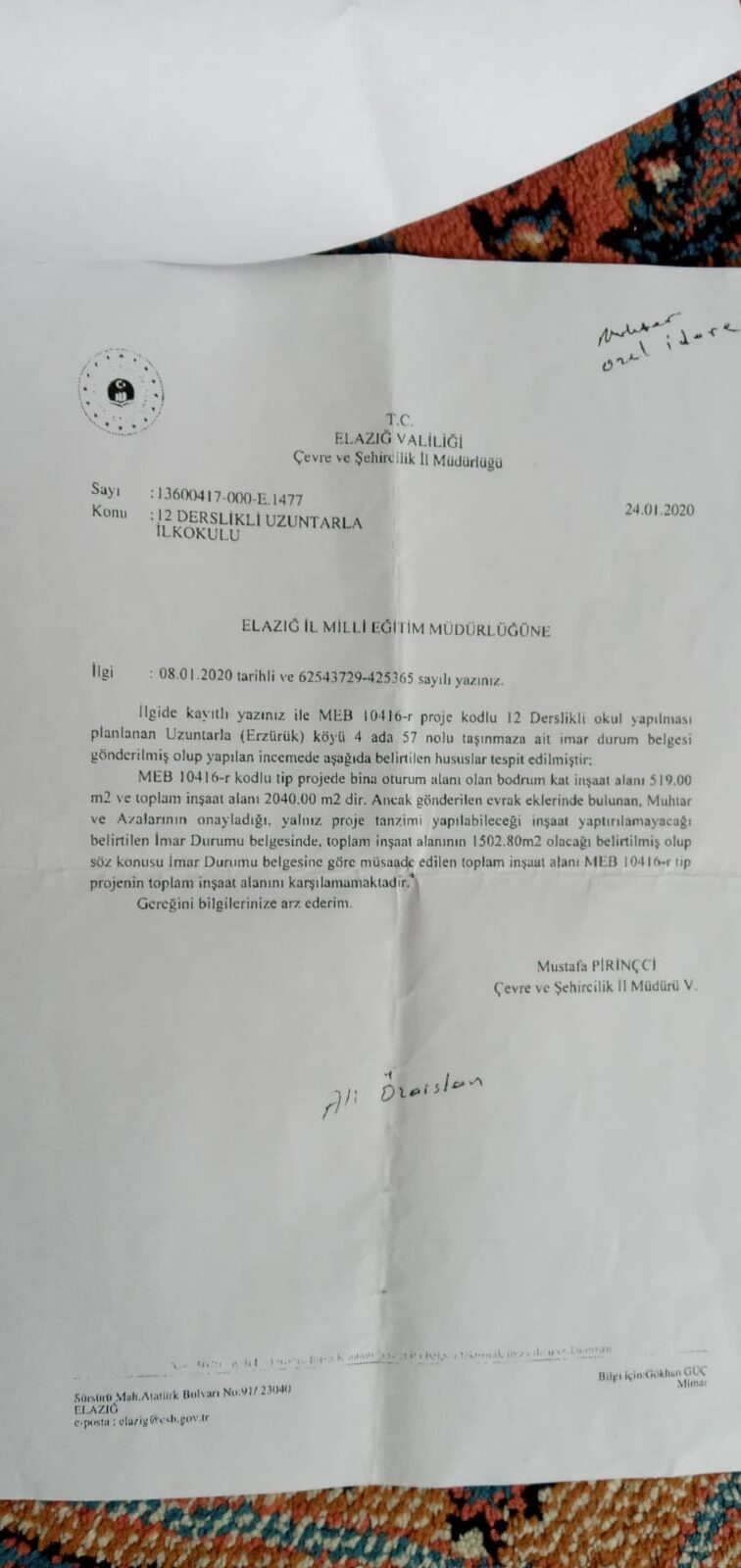 ‘Elazığ İl Milli Eğitim Müdürü, 230 öğrencisi olan Alevi köyüne okul yaptırmıyor’