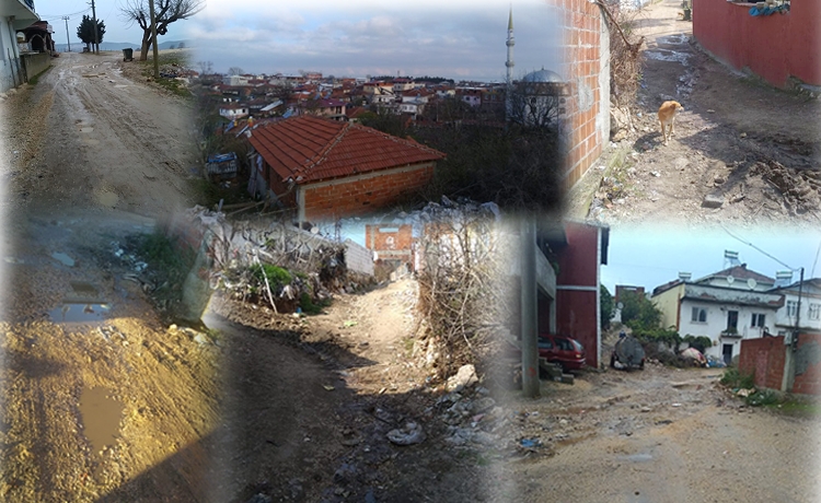 Alevi köyü Taşpınar’a hala hizmet yok; yola toprak döküp gittiler!