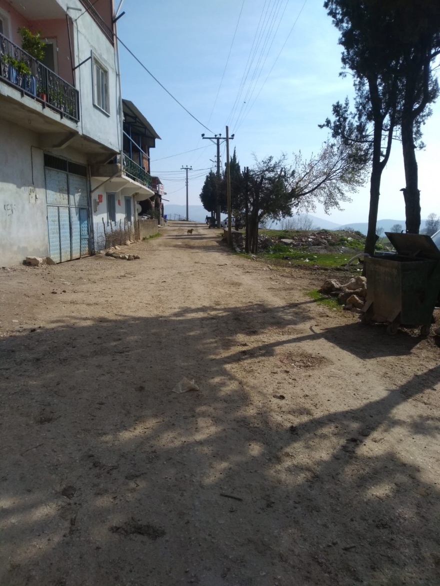 Alevi köyü Taşpınar’a hala hizmet yok; yola toprak döküp gittiler!